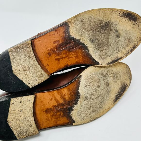 Salvatore Ferragamo Oxford Cap Toe Italian Leather Shoes - Picture 15 of 15